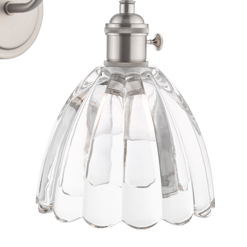 Wall Light, Antique Chrome
