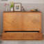 Grand lit escamotable Gracie Oaks, commode escamotable avec matelas en mousse à mémoire de forme, lit escamotable pliable peu encombrant avec station de charge et tiroir de rangement pour chambre à coucher, petit espace-111933804
