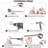 8-Piece Bathroom Accessories Set - Stainless Steel Towel Bars, Toilet Paper Holders, Towel Rings And Hooks - Complete Bathroom Hardware Kit For Modern Homes-113930554