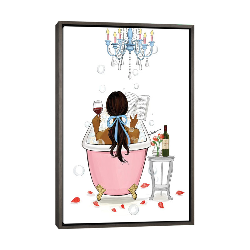 Temps pour moi - cheveux noirs par Rongrong DeVoe - reproduction d'art, H 48 po x l 32 po x P 1,5 po, Aucun mat