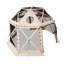Tonnelle pliante de 3,66 m x 3,66 m avec toile amovible et sac de transport, beige