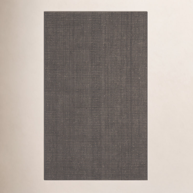 Barkley Hand Woven Jute No Pattern Rug, Rectangle 5' x 8'