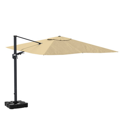 Chasteline 130" Square Cantilever Outdoor Umbrella