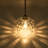1-light 7.67" Wide Kitchen Island Light With Clear Rippled Glass Shade-512223539