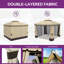 10 pi. L 12 pi. D Pavillon de jardin en acier-116159876