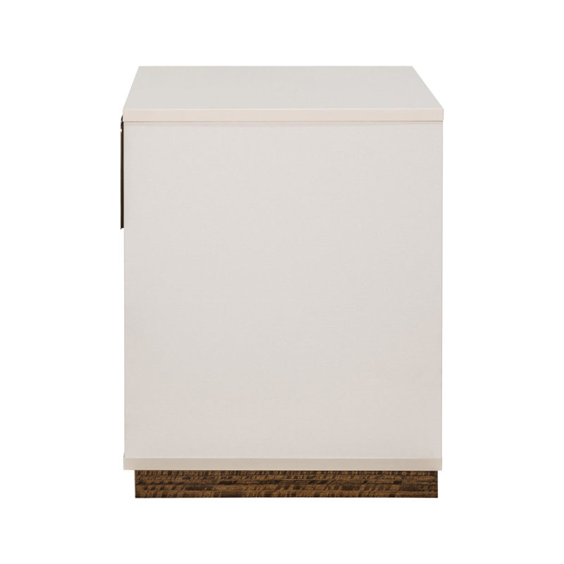 Pavira Walnut 1 - Drawer Nightstand