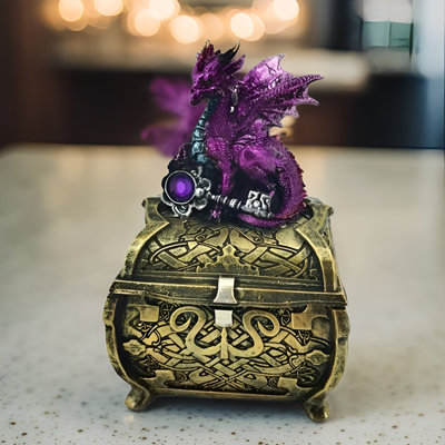 5.5"H Dragon on Trinket Box