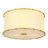 Velmora 3-Light Dimmable Drum Fabric Flush Mount Ceiling Light