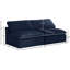 Canapé modulaire confortable en velours sans accoudoirs avec coussins réversibles 78 po-811190200
