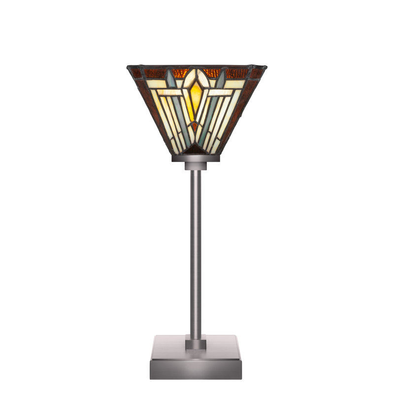 Lampe d'appoint avec verre carré Tahoe, Graphite
