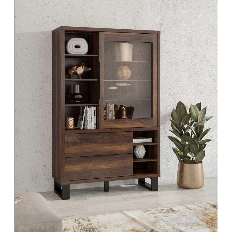 Erik Display Cabinet, Wallace Oak