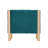Trillium Mid-Century Modern Velvet Upholstered Accent Armchair in Teal-28476233