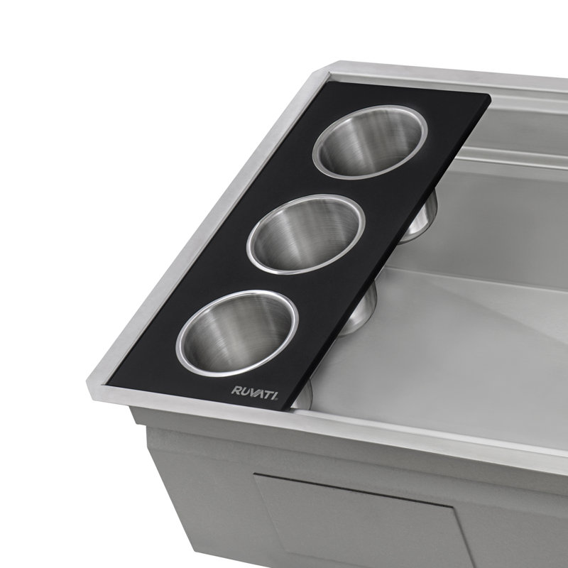Évier de cuisine en acier inoxydable Ruvati