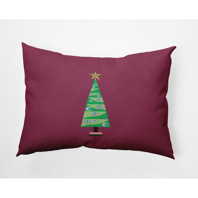 Outdoor Reversible Throw Pillow, 14" x 20", Rectangular
