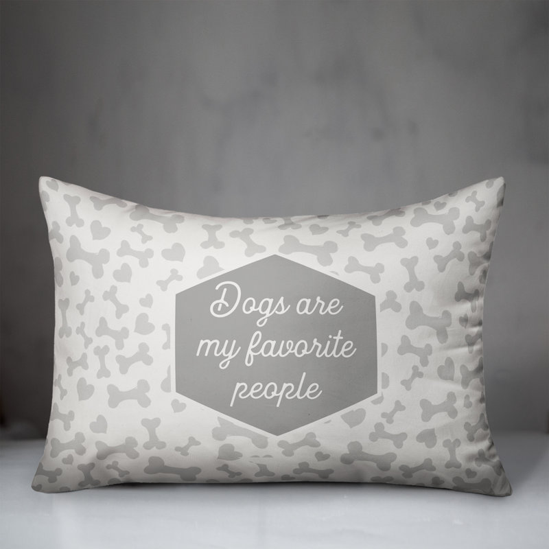  Coussin lombaire Dogs are My Favorite People