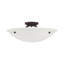 Plafonnier semi-encastré 4 lumières 24 po Aneudi-814786900