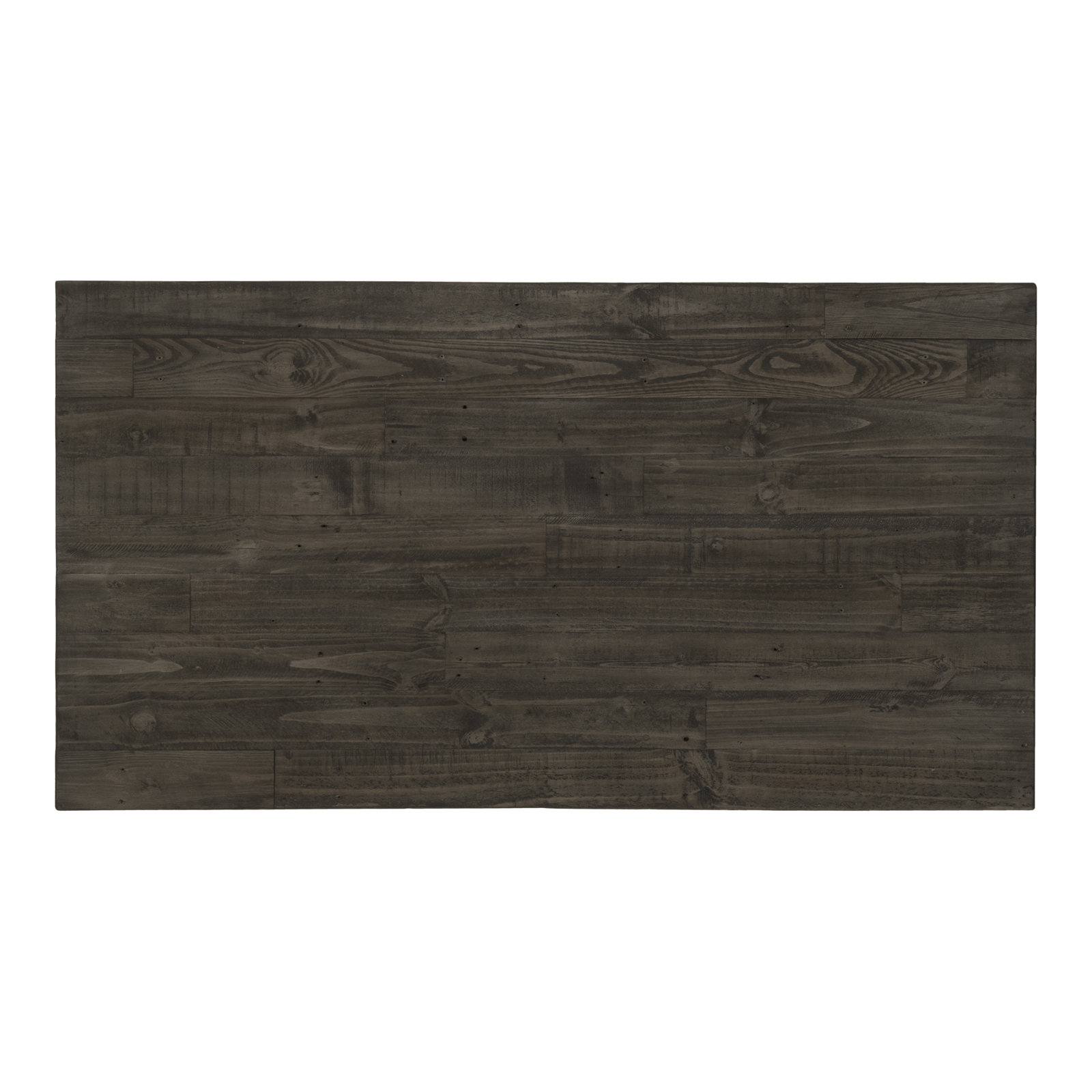 Libra 59" Pine Dining Table, Dark Gray