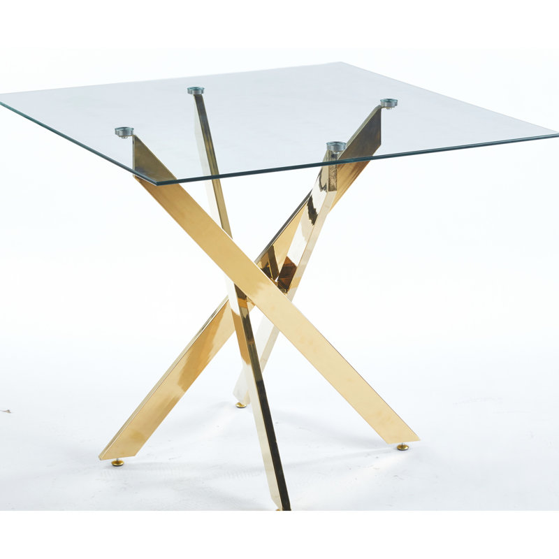 Table de salle à manger carrée Ahner