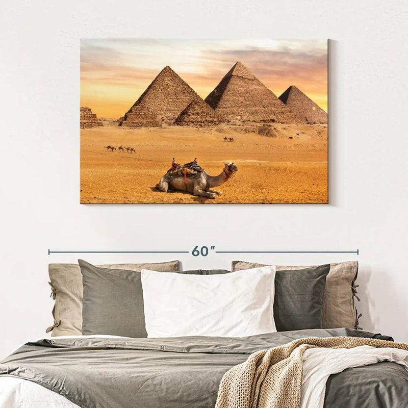 Adella Great Giza Pyramids, 32" H x 48" W