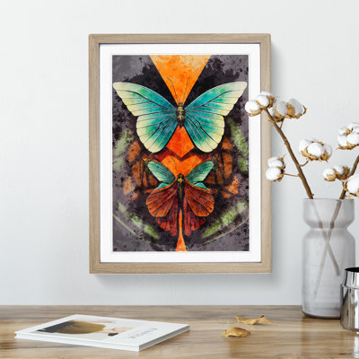 Butterflies in Watercolour No.1 - Wall Art