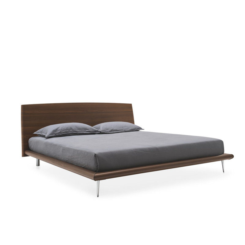 Platform Bed, Walnut, King