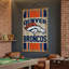 Tapisserie murale 36 po x 54 po Denver Broncos-128498530