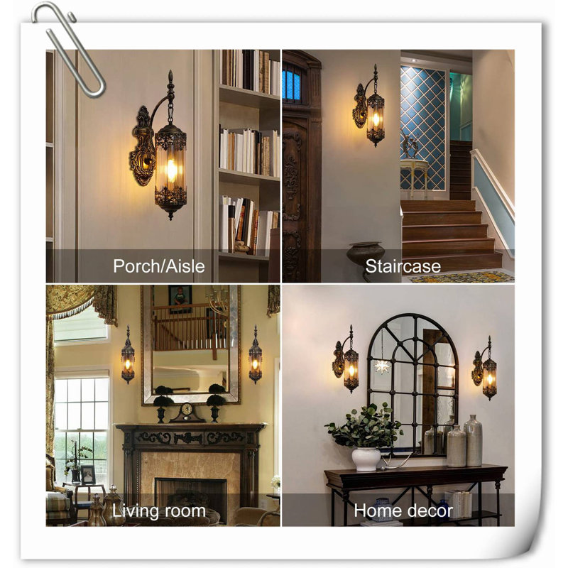 Harlyn Brass LED Armed Sconce, Chrome/Bronze
