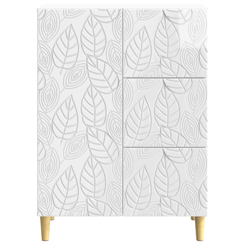 66cm Sideboard, High Gloss White