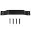Poignée de porte de grange coulissante et poignée de porte affleurante noir mat 11 po x 8,7 po 8,9 po