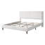 Lit simple moelleux blanc simple et moderne avec dossier confortable et structure stable, très grand-1990916937-1990916948