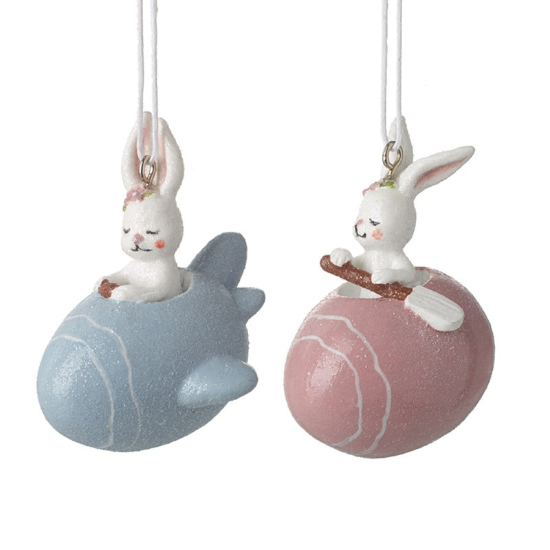 Hanging Rabbit in Boat & Plane Decorations