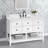 Encino 48" Single Vanity with Carrara White Quartz Top, Sink & Backsplash, Pre Assembled, 48.5" W x 21.5" D x 34.5" H-885305311