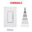 Meuble-lavabo Arandel à DEL, 18 W, chrome poli-1879038600