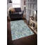 Tapis tissé élégant (4 x 6 pi), 100% polyester, d'une hauteur de poils de 0,4 po | Antibactérien, antidérapant sous la surface | Lavable à la machine, impression numérique 3D | Parfait pour le salon, la chambre à coucher et la décoration intérieure-1050855051