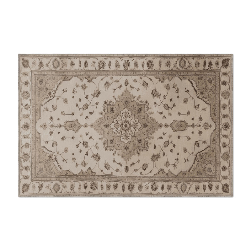 Tapis intérieur et extérieur Tabriz, Rectangulaire 3 pi x 5 pi