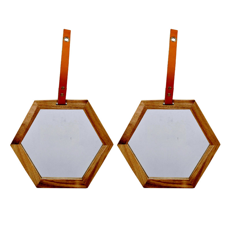 Harlan Hexagon Mirror, 11.2" x 9.8", 2