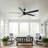RAVIAN 5-Blade Ceiling Fan With Remote and Dimmable Light-1804551307-1804551306