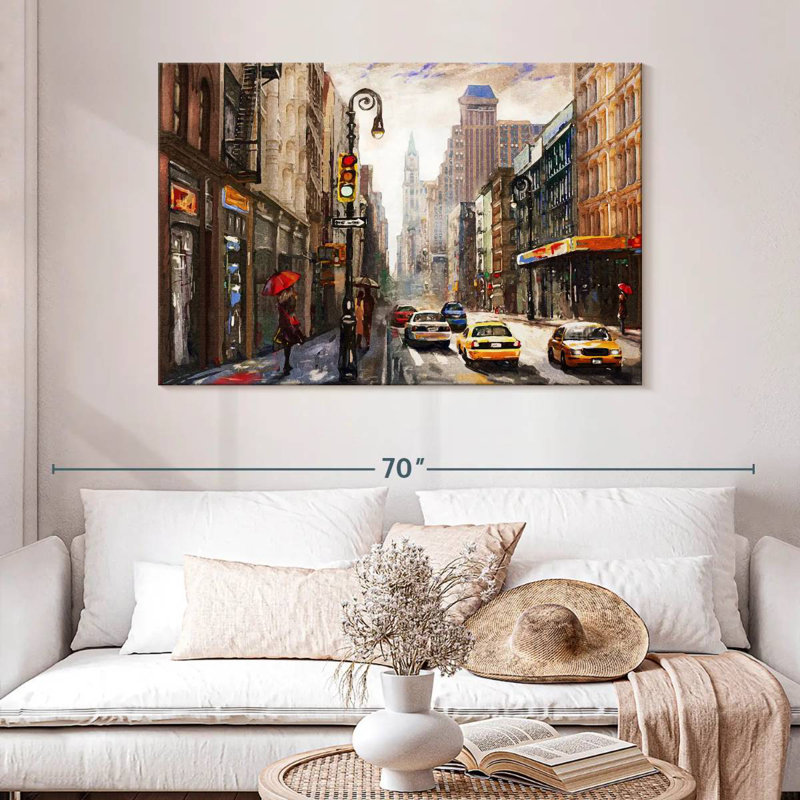 Sireci New York Street, 32" H x 48" W
