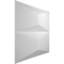Panneaux muraux blancs H 19,625 "x l 19,625" (paquet de 12)-118913738