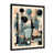 Impression noire sur toile encadrée sélectionné