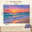 Papier peint adhésif autocollant de plage bord de mer rose Sunset Sunset-133601508