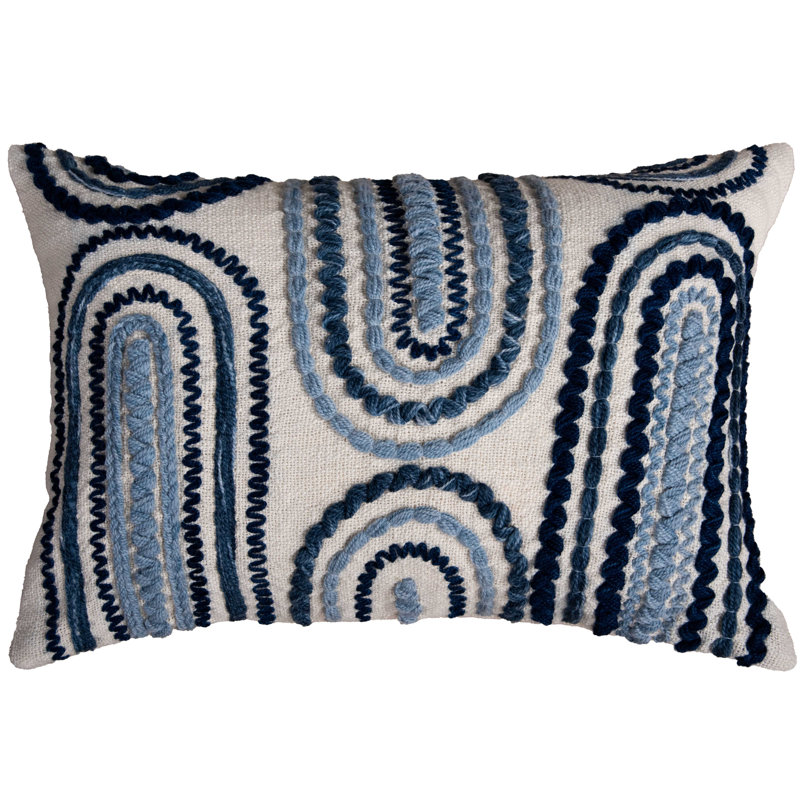  Coussin en polyester brodé haute performance / facile d'entretien
