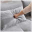 Canapé-lit modulaire en flanelle convertible 3 places l 36,61 "x P 101,58" x H 28,74 "Cloud