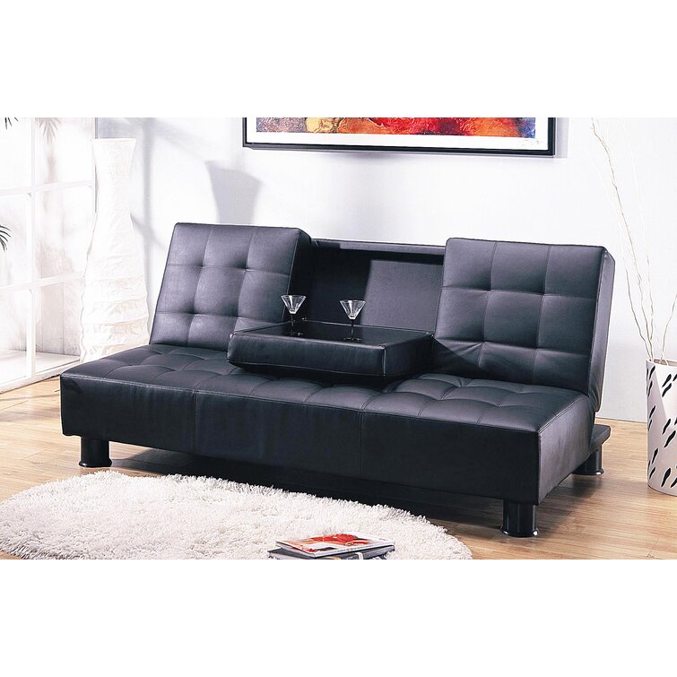 Lanoue Faux Leather Sofa Bed