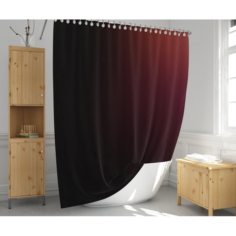 Rideau de douche simple Wine Ombre, H 93 po x l 70 po