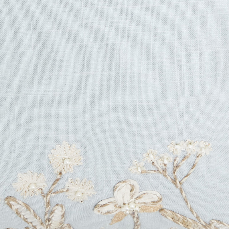 Coussin Graceful, Polyester, Bleu