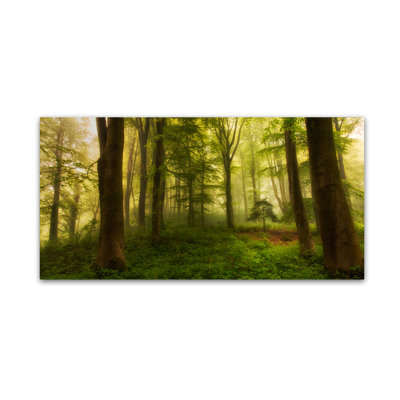 Art mural sur toile tendue - "Le petit arbre" Leif Londal pour décoration de salon, de chambre à coucher ou de bureau - 10 x 19