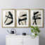 Lines Crossed I - 3 Piece Single Picture Frame Print Set-1402926488-1402926489