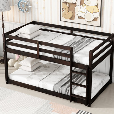 Solid Rubber Wood Twin Over Loft Bed, . Versatile Bedroom Furniture. Included. Construction For Long-Term Use. Easy Assembly Required Bed In Space Option. Convenience. And Long-Lasting. Guide