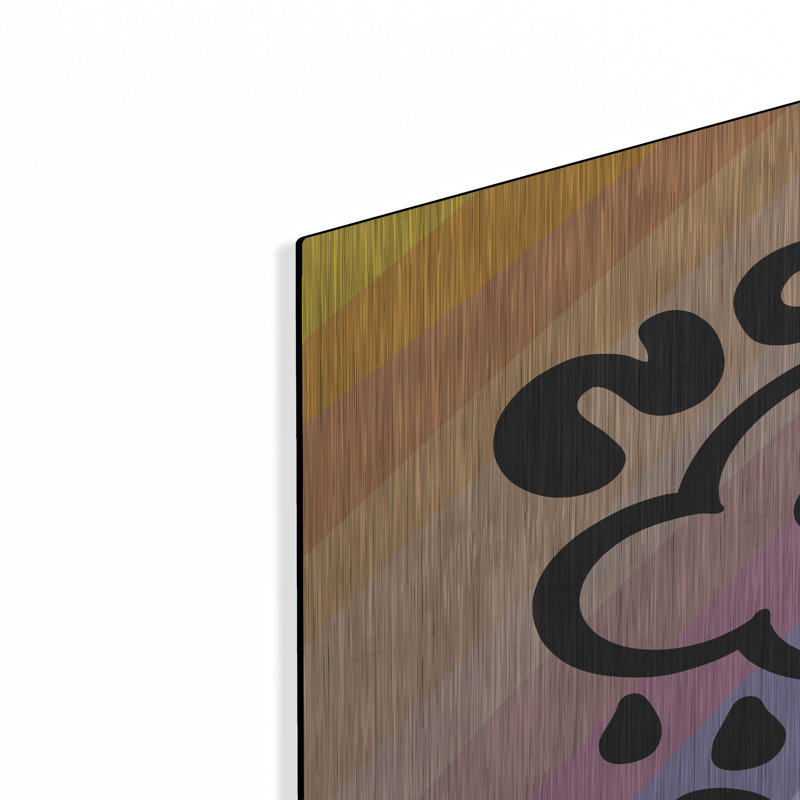 Art mural en métal luxueux «No Bad Days» par Club Daydream, 24 po x 36 po, H 36 po x l 24 po
